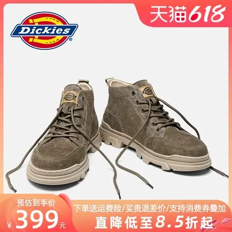 Dickies马丁靴男2025夏季棉鞋男鞋春夏款男士休闲鞋子中帮雪地靴商品大图