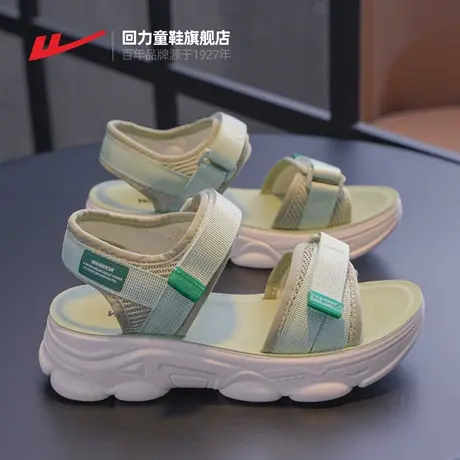 回力凉鞋女夏季2023新款仙女风外穿防滑轻便软底耐磨沙滩厚底凉鞋商品大图