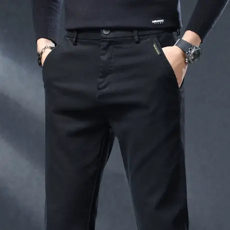 休闲长裤男秋冬季商务英伦风格男装2023新款男裤子高级西裤春秋款商品大图