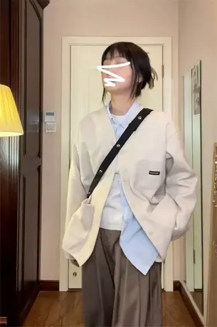 美式复古卫衣棒球服女2023新款秋冬宽松高级感小个子外套开衫上衣图片