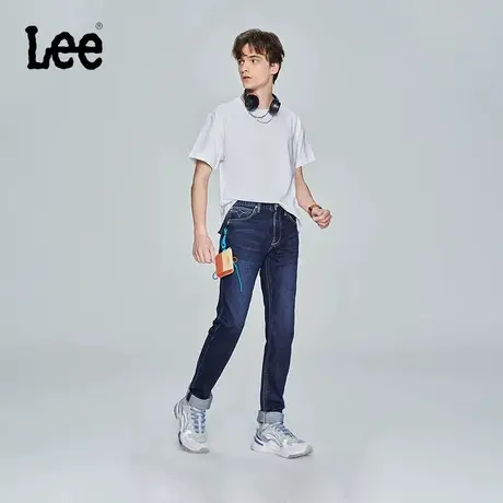 Lee101+商场同款705锥形标准薄款深蓝男牛仔裤LMB1007053SP-2957商品大图