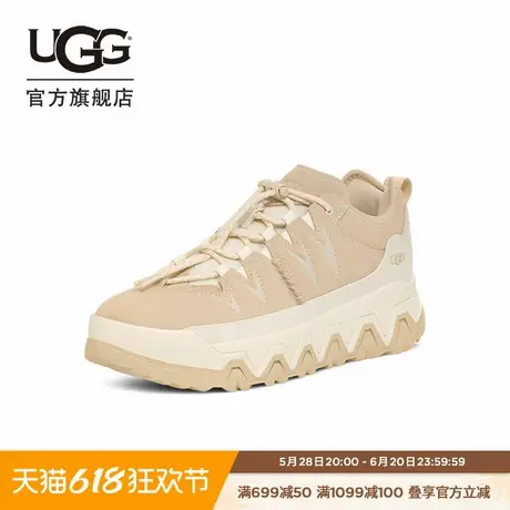 UGG秋季男士舒适休闲时尚系带低帮厚底波浪鞋户外休闲鞋 1158252商品大图