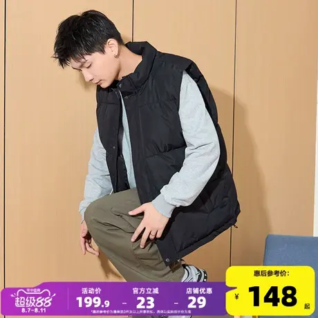 唐狮2024冬季新款棉衣男装短款立领棉服背心学生加厚保暖马甲棉袄商品大图