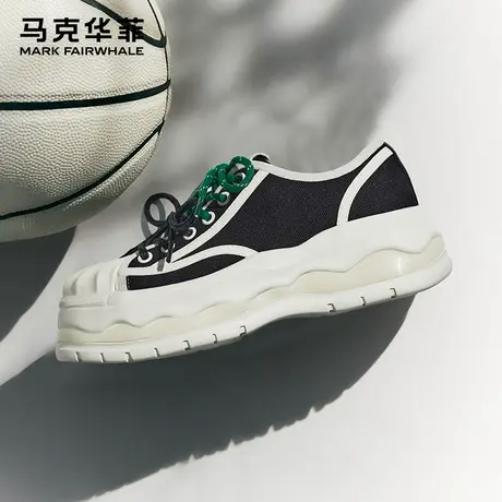 马克华菲时尚休闲鞋女鞋2025新款秋季厚底增高老爹鞋休闲百搭板鞋商品大图