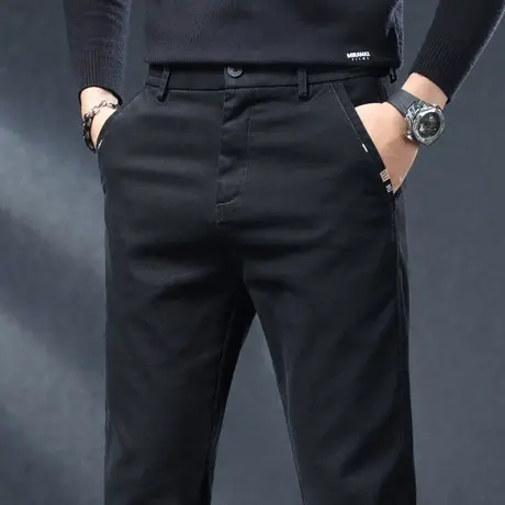 春秋款秋季夏季男裤弹力休闲长裤子男款修身小直筒正装西装裤男士商品大图