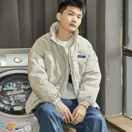 唐狮2023秋冬季新款棉衣男士立领面包服保暖加厚外套上衣潮牌1.24商品大图