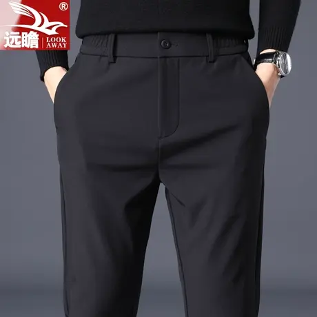 男士休闲裤春秋款2023新款潮牌宽松直筒男裤弹力西裤秋季长裤子男商品大图
