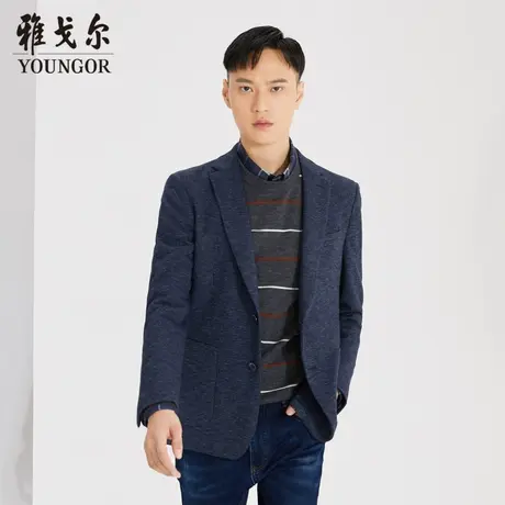雅戈尔奥莱 商场同款男士单西秋冬新款官方商务休闲正装西服外套图片