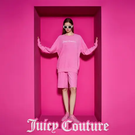 Juicy Couture橘滋23新款甜美烂漫logo绣花女卫衣商品大图