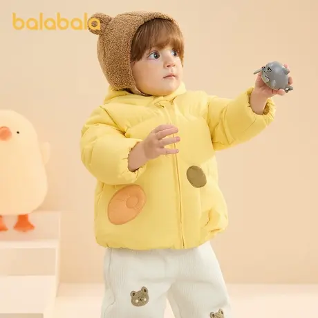 巴拉巴拉儿童羽绒服男女童冬季婴儿外套2025新款造型时髦甜美洋气商品大图