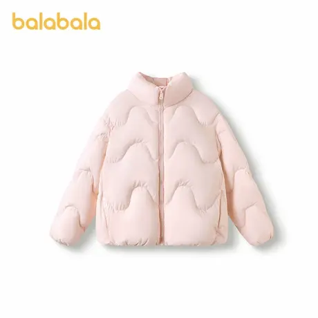 巴拉巴拉balaOne童装儿童羽绒服女童冬装立领保暖外套2025新款潮商品大图