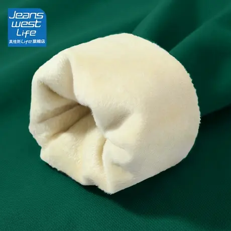 真维斯LIFE摇粒绒连帽卫衣女加厚款保暖加厚气质感韩系学院风外套图片