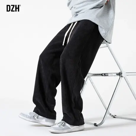男士垂感阔腿裤休闲裤男款裤子宽松直筒运动裤男秋季2023新款长裤商品大图