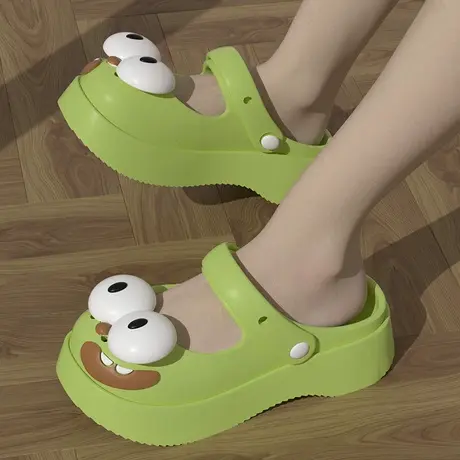 玛丽珍洞洞鞋女款外穿凉鞋2024新款可爱防滑包头厚底凉拖鞋女夏季商品大图