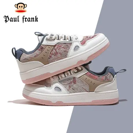 大嘴猴粉色小白鞋女款2023秋季新款女鞋爆款休闲百搭运动板鞋球鞋商品大图