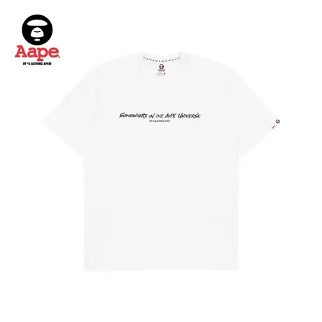 Aape旗舰店男装春夏字母印花涂鸦潮流纯色短袖T恤1277XXK商品大图