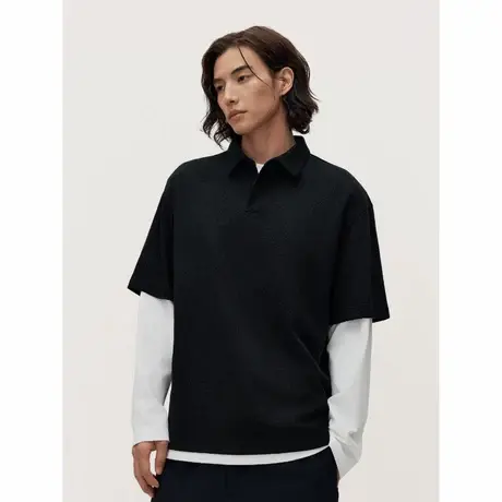 TRENDIANO重磅涤棉POLO衫男士POLO领T恤1ST1021570商品大图
