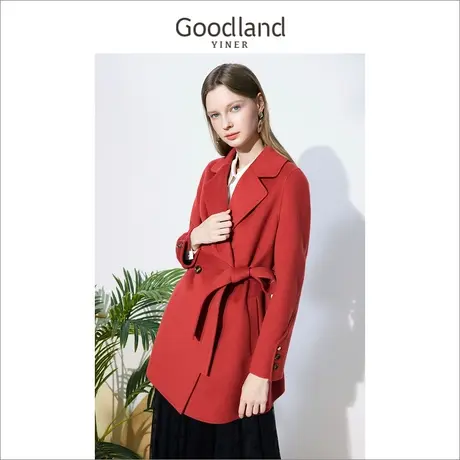 音儿美地女装新款毛呢外套商品大图