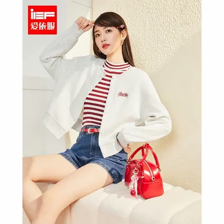 IEF/爱依服2025秋季新款韩版简约休闲运动风通勤百搭外套上衣商品大图