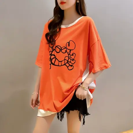 白色t恤女短袖2023年新款夏季韩版宽松百搭港风chic半袖上衣ins潮图片