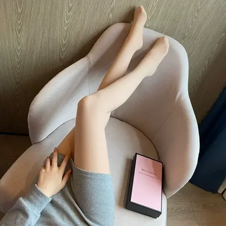 光腿神器女冬裸感超自然加绒加厚保暖肉色显瘦秋冬空姐透肉连裤袜商品大图