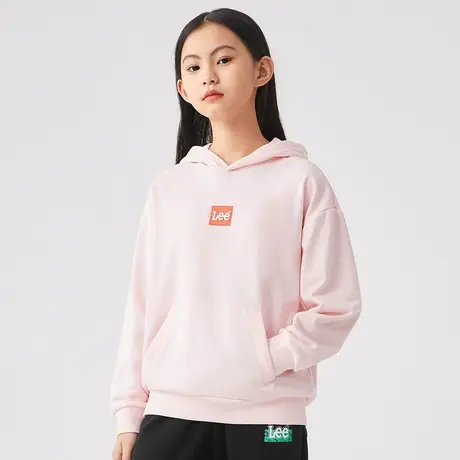 Lee童装立体印花连帽卫衣男童女童2025年秋季新款纯棉休闲卫衣图片