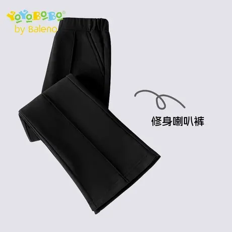 班尼路YBB系列女童喇叭裤春秋款2025新款女大童微喇裤儿童裤子女商品大图