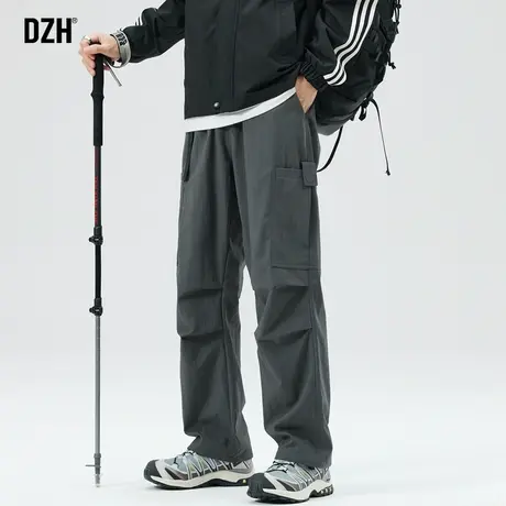 男士户外美式冲锋裤男春秋季工装裤男裤秋装运动裤子2023新款长裤商品大图