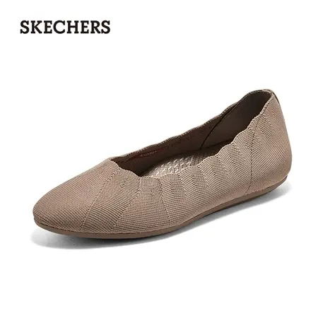 Skechers斯凯奇2023年秋季新款女一脚蹬休闲鞋舒适百搭平底单鞋图片