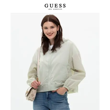 GUESS女防紫外线防晒衣薄款冰丝凉感透气防晒服-Q3PL10W55R0商品大图