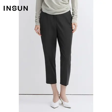 INSUN恩裳春季九分小脚西裤图片