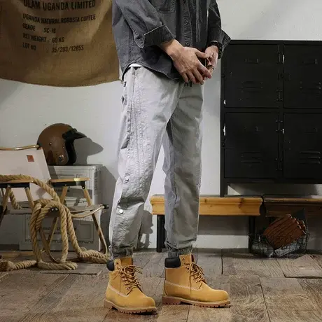 秋季裤子男款宽松舒适休闲裤百搭男裤时尚男士春秋款休闲潮流裤子商品大图