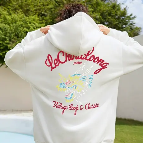 Nuthink国潮过年拜年属龙本命年龙年卫衣男潮牌春季加绒加厚外套商品大图