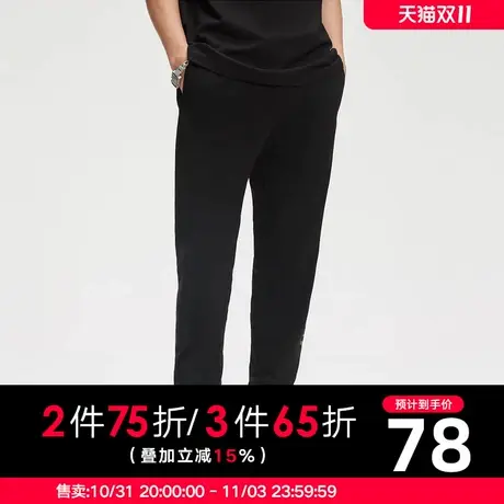 【新款】GXG男装 夏季时尚百搭男休闲长裤GHC102004D商品大图