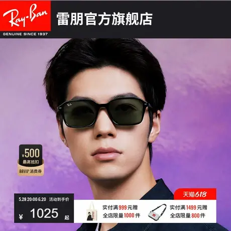 RayBan雷朋方形眼镜太阳镜板材男女款时尚运动墨镜0RB2231F可定制图片