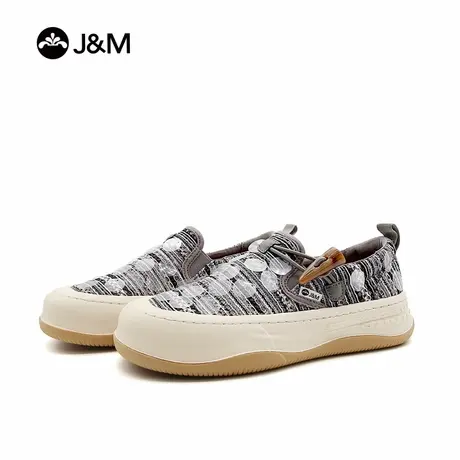 J&M/快乐玛丽一脚蹬女鞋平底新款小众百搭单鞋舒适时尚休闲乐福鞋商品大图