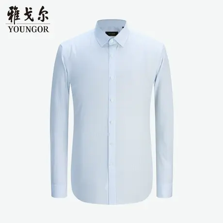 雅戈尔奥莱 商场同款男士长袖衬衫秋季新款官方商务休闲衬衫商品大图