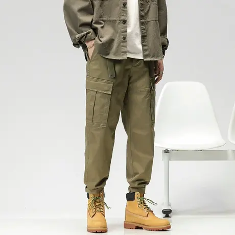 Modi Nick/摩帝尼克裤子男款夏季工装裤纯色透气高端裤子百搭男裤商品大图