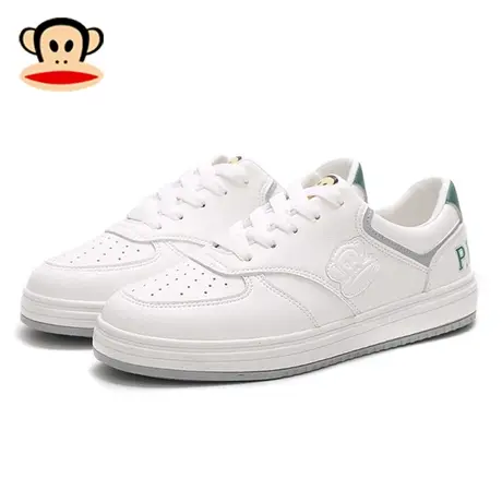 大嘴猴女鞋2023春季新款运动休闲鞋厚底鞋子女款小白鞋白色板鞋女商品大图