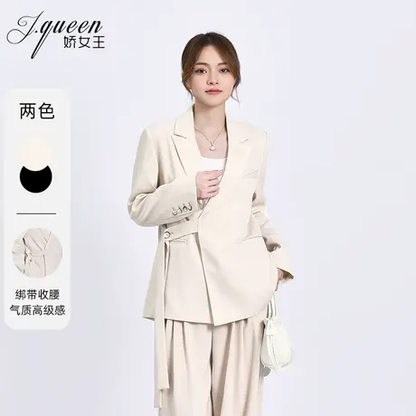 西装外套女2023秋季新款气质时尚宽松百搭高级设计感休闲小西服商品大图