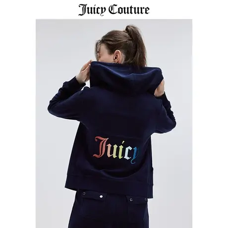 Juicy Couture橘滋外套女2024春季新款美式休闲运动宽松显瘦夹克图片