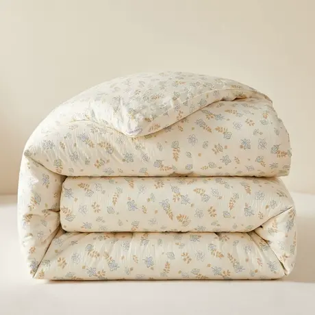 恒源祥皱皱纱棉花被芯春秋被单人双人加厚纯棉冬被四季通用棉被商品大图