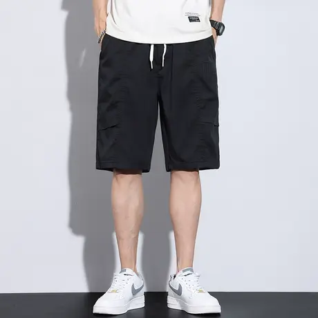 冰丝短裤子夏季男士宽松休闲五分中裤男潮牌速干运动裤夏天薄款图片