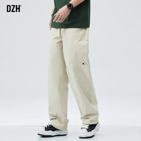 男士直筒工装裤男款休闲长裤2024春季新款男裤宽松运动裤子伐木裤商品大图