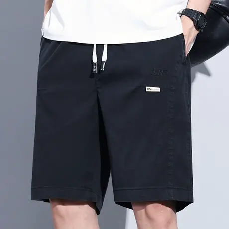 外穿冰丝运动中裤衩夏季大裤头短裤男士半截薄款休闲五分沙滩裤子商品大图