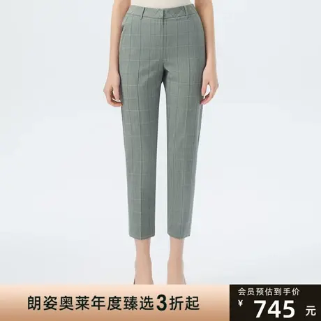 朗姿/LANCY女装夏季裤子女薄款小脚裤显瘦小个子女裤商场同款商品大图