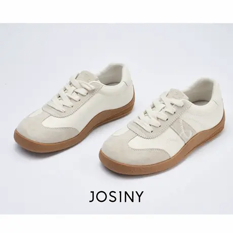 josiny卓诗尼自营店线下专柜商场同款2025秋款德训鞋阿甘鞋女鞋潮商品大图