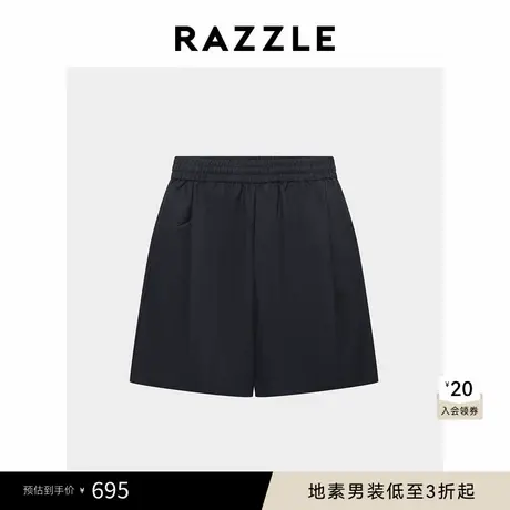 RAZZLE 地素男装黑色短裤秋季短裤图片