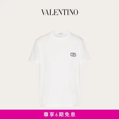 【明星同款】华伦天奴VALENTINO男士 VLOGO SIGNATURE 棉质T恤商品大图