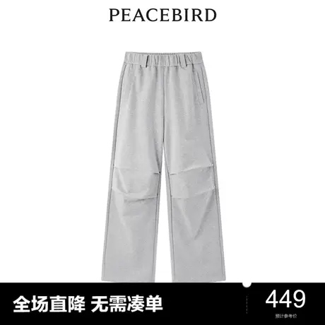 【商场同款】太平鸟女装2023年冬季新款运功工装针织裤A3GBD4339图片